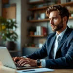 Linkedin outreach automation for small business - cinematic editorial photograph